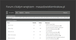 Desktop Screenshot of masazdzwiekiemkrakow.pl