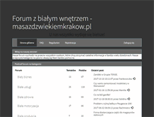 Tablet Screenshot of masazdzwiekiemkrakow.pl
